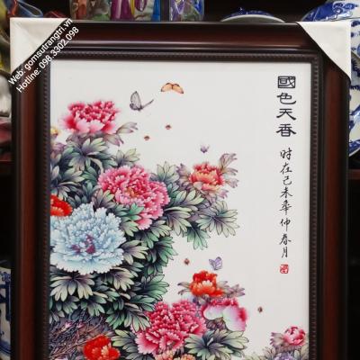 Tranh Hoa Khai Phú Quý